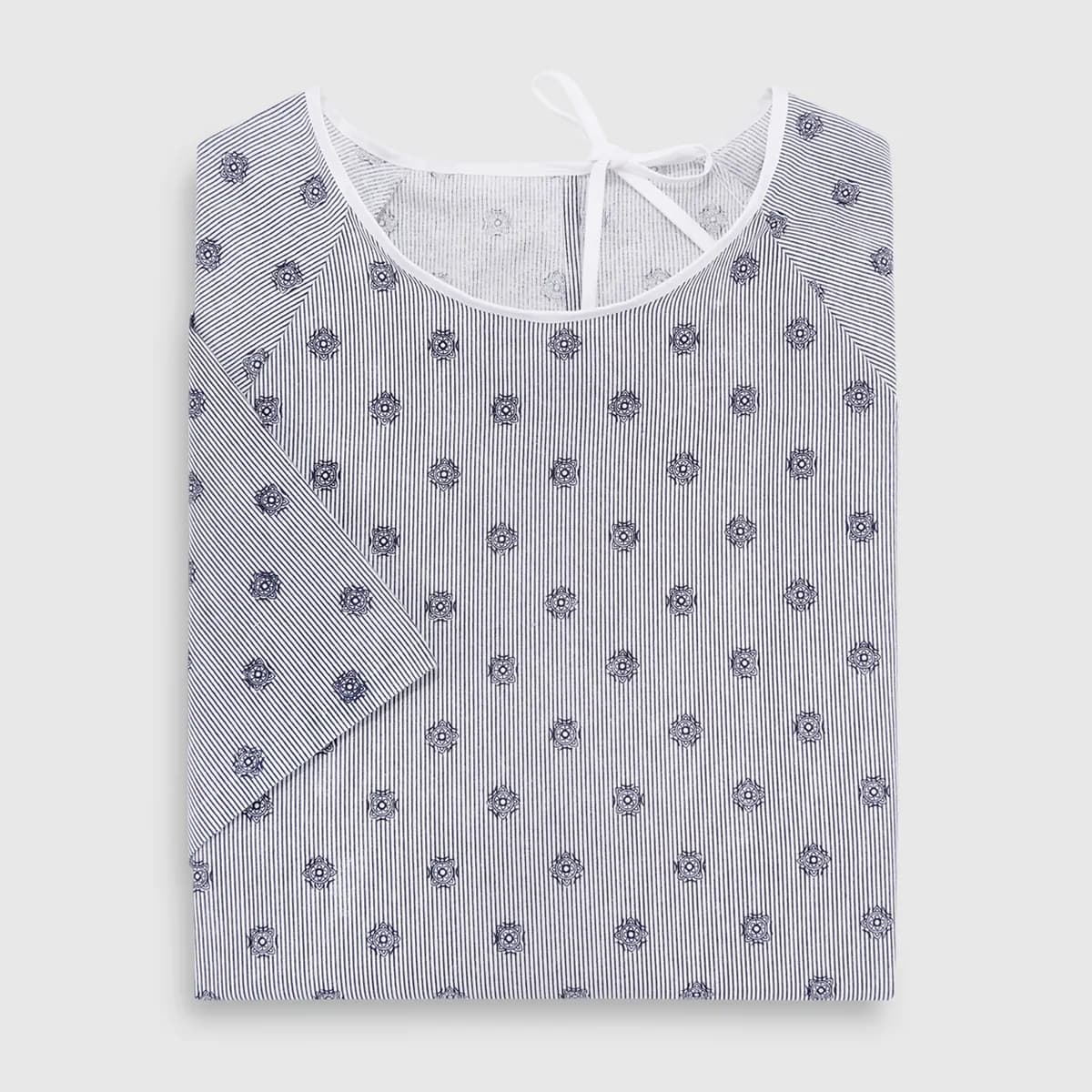 Patient Gown with Lapover Design