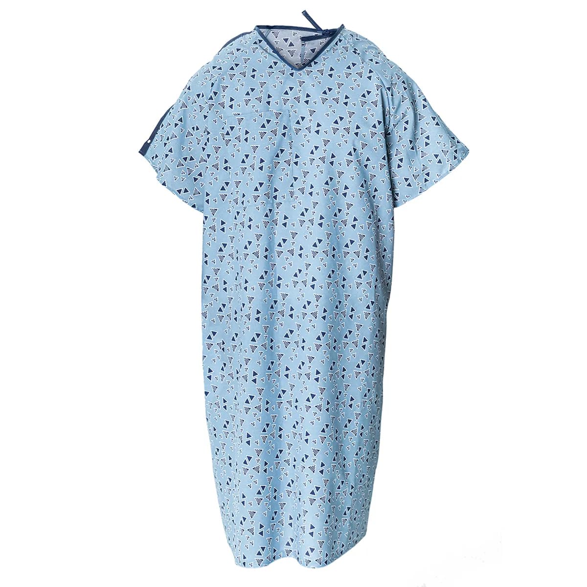 Lapover V-Neck Patient Gown
