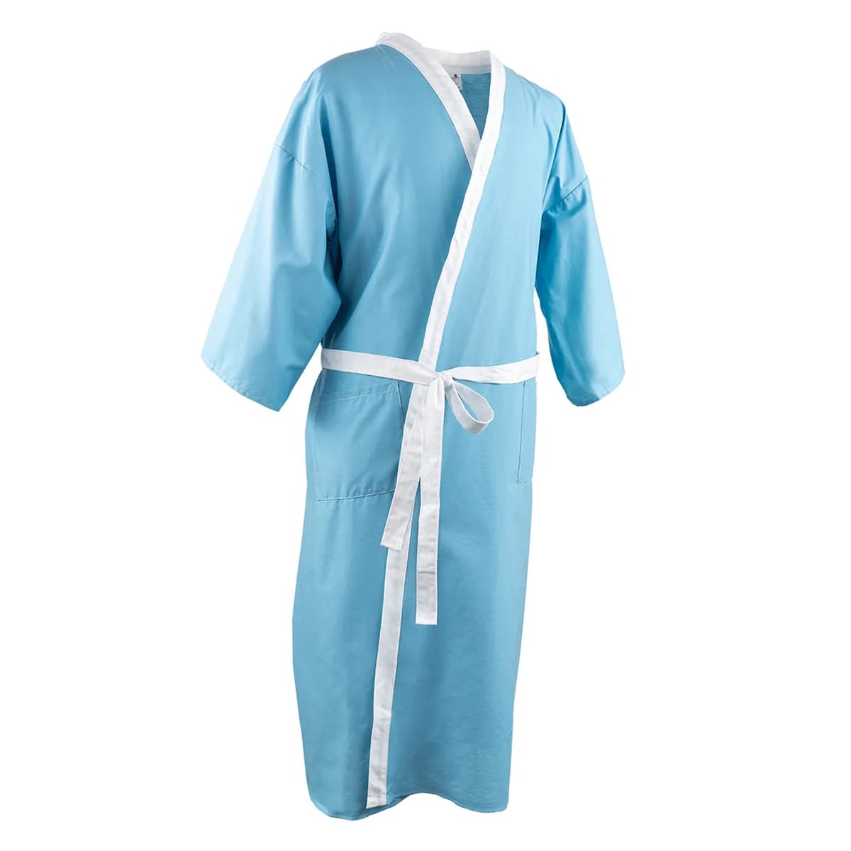Patient Robe with Cotton-Polyester Blend