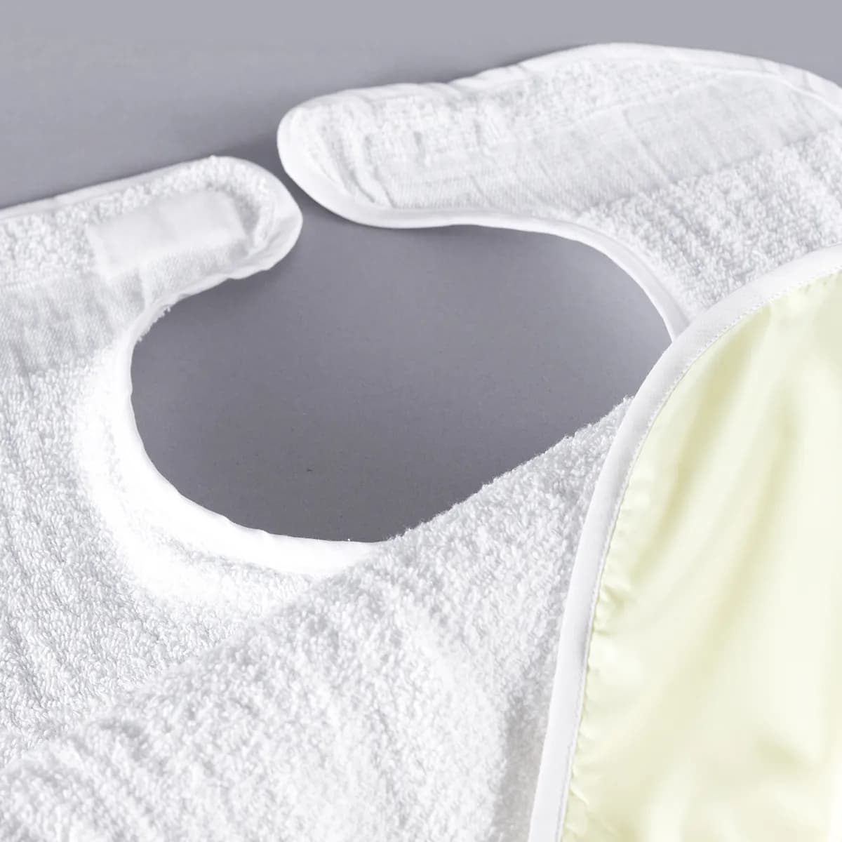 Adult Terry Clothing Protector with Fastener Closure