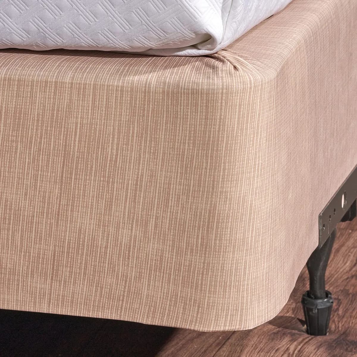 Box Spring Cover in Natural Sand