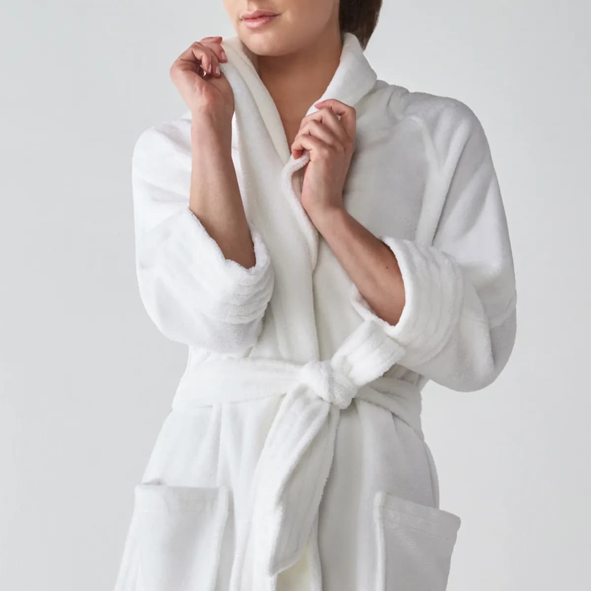 Nikki Velvet Terry Guest Robe