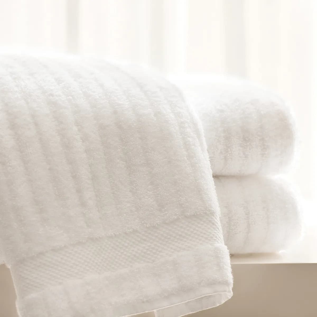 Striped Rib Bath Towel