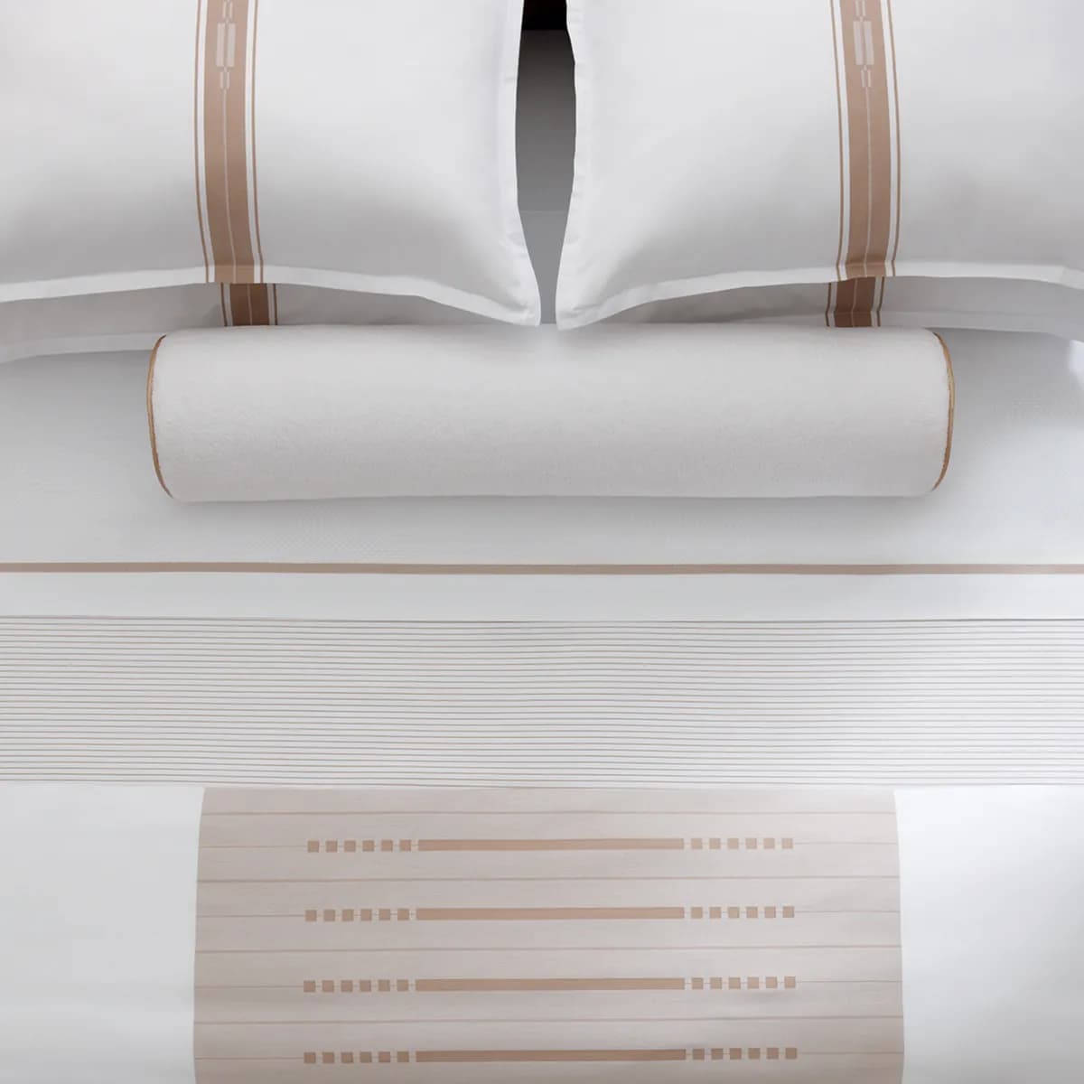 Microcheck and Stripe Patterned Sheet Set