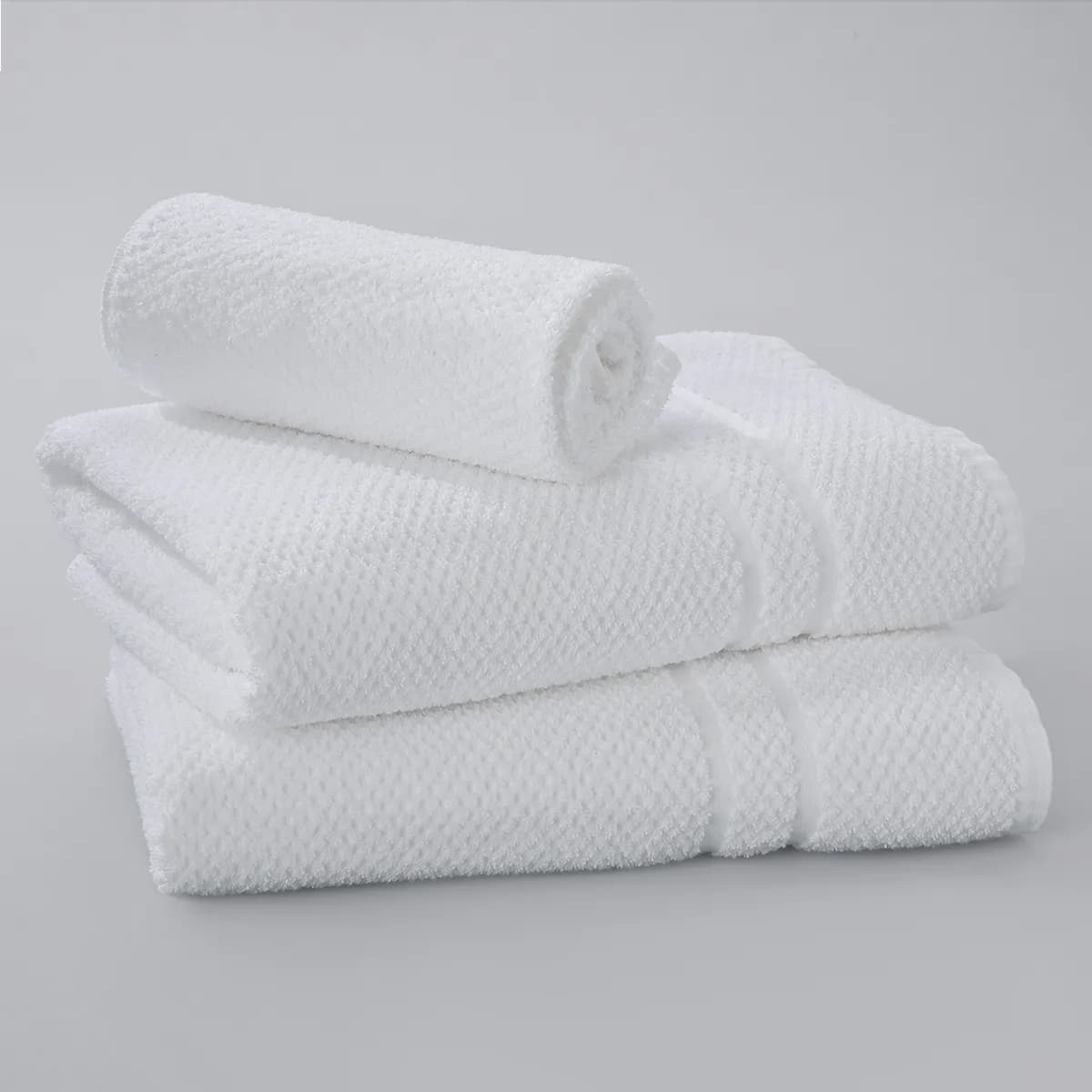 Textured Pique Weave Towel